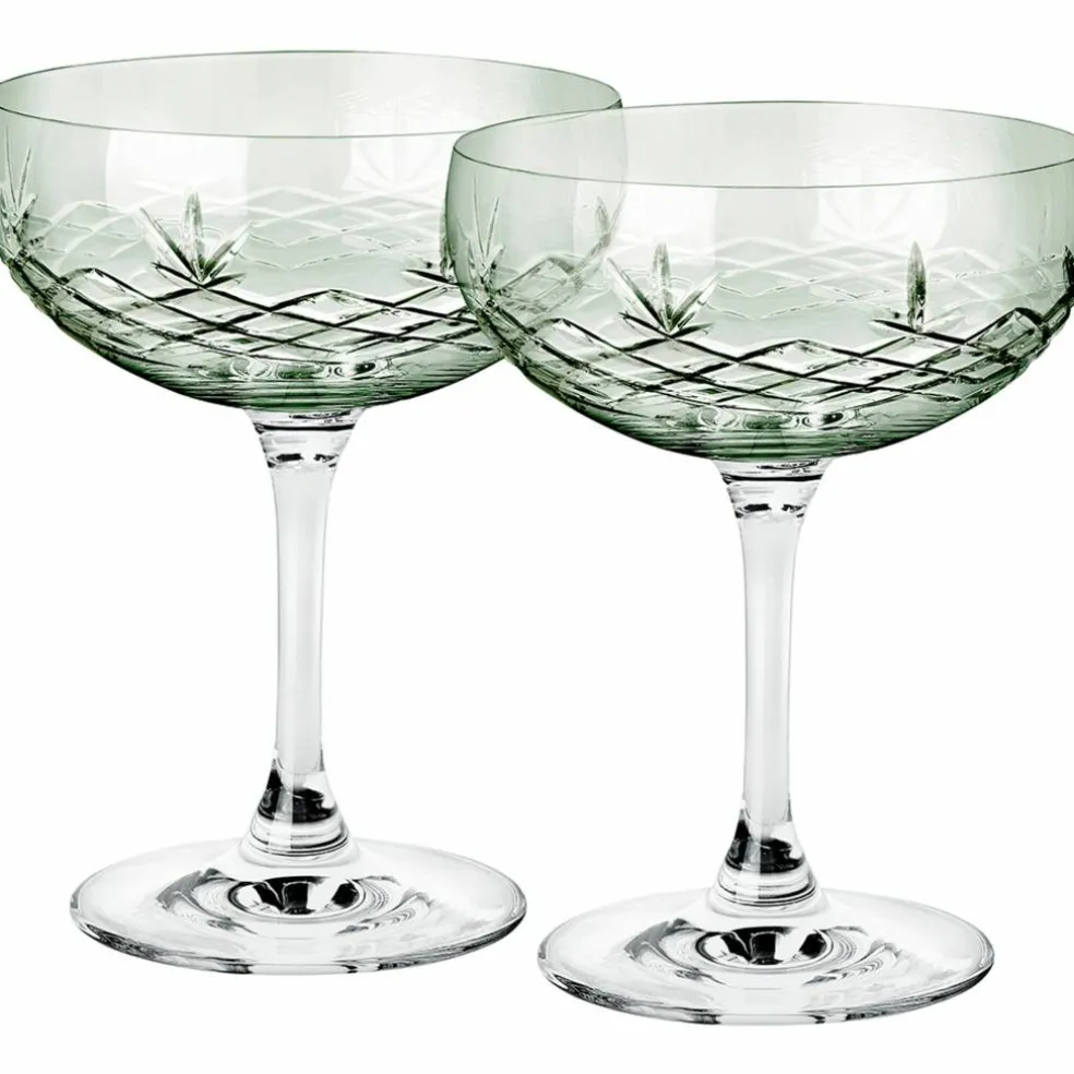 Gatsby Champagneglas, emerald