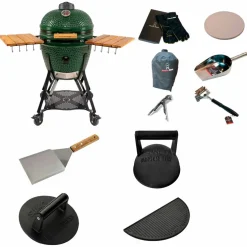 Gen 2 Large kamadogrill med smashpaket, svart
