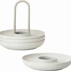 Äggkopp med hållare, Svart - 4 st