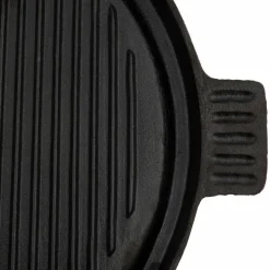Gjutjärn Grill- och Stekplatta Rund 36 cm