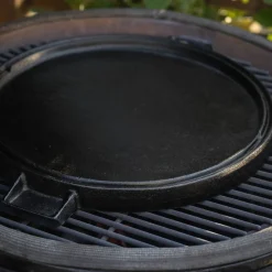 Gjutjärn Grill- och Stekplatta Rund 36 cm