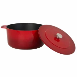 Gjutjärnsgryta 32 cm, cherry