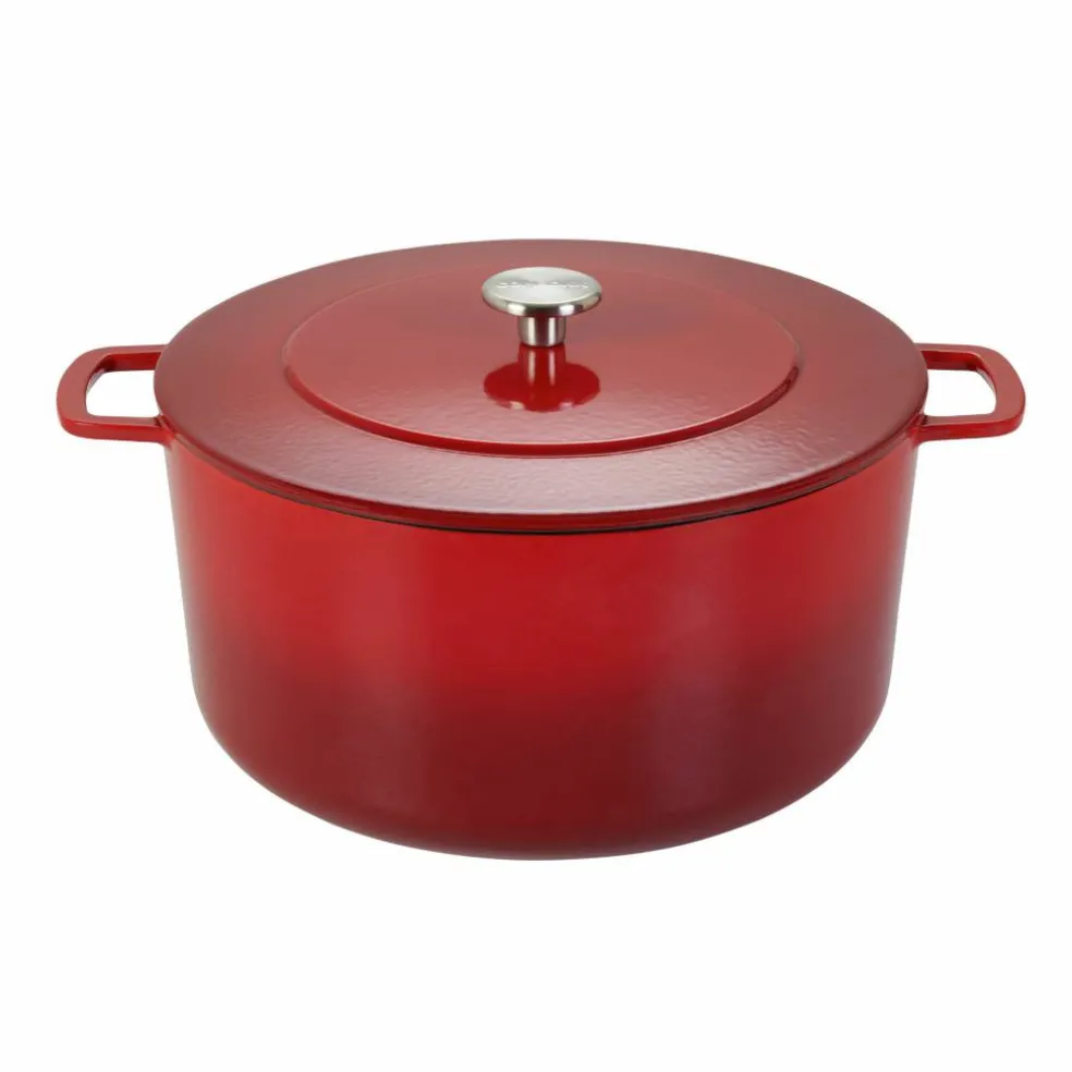 Gjutjärnsgryta 32 cm, cherry