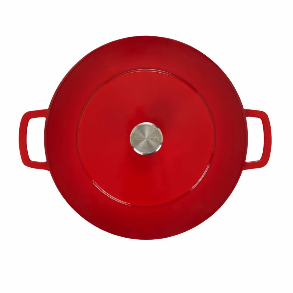 Gjutjärnsgryta 32 cm, cherry