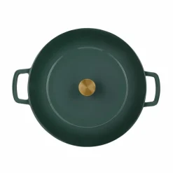 Gjutjärnsgryta 32 cm, grön