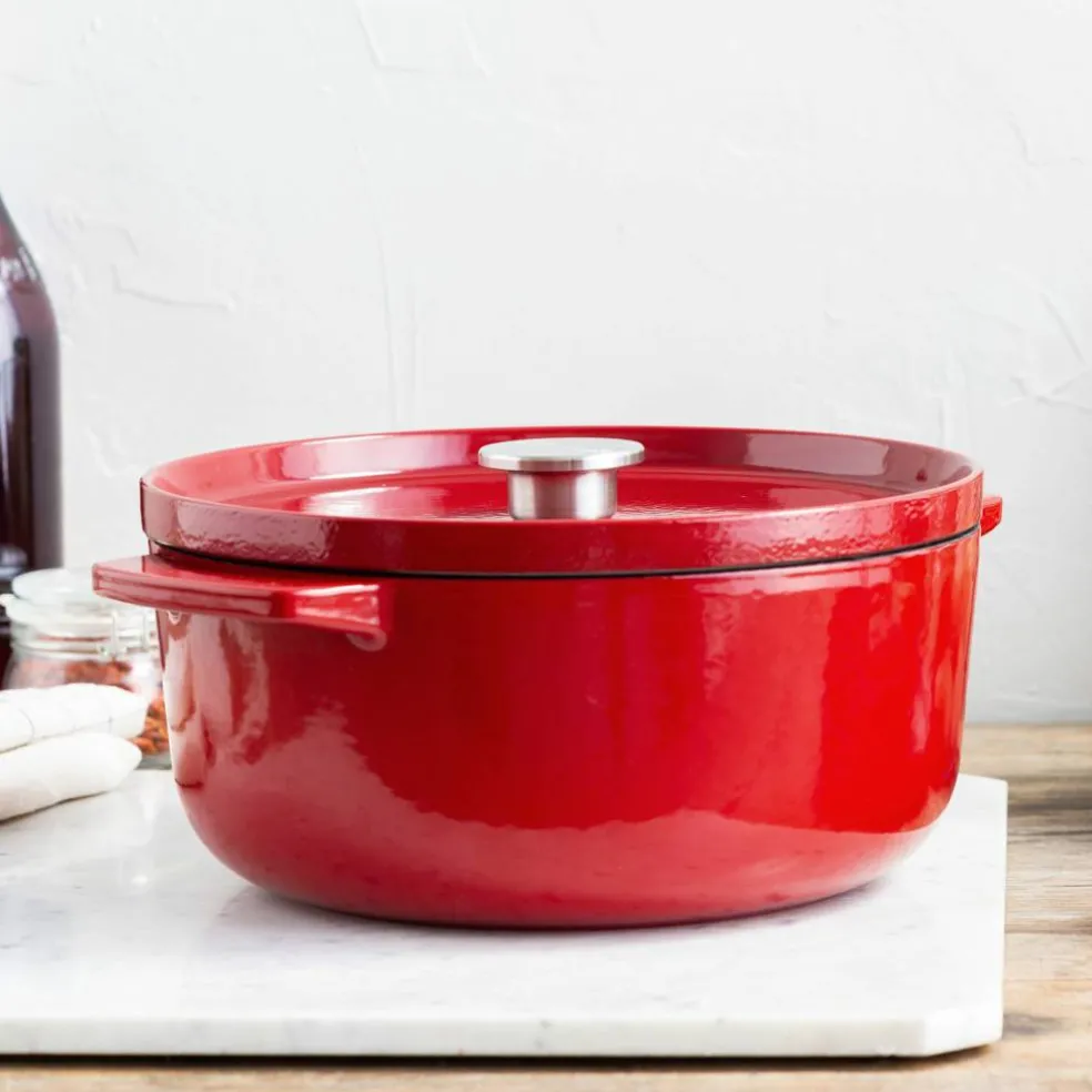 Gjutjärnsgryta 26 cm/5,2 liter, empire red