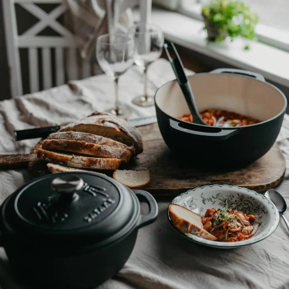 Gjutjärnsgryta emaljerad 3 liter