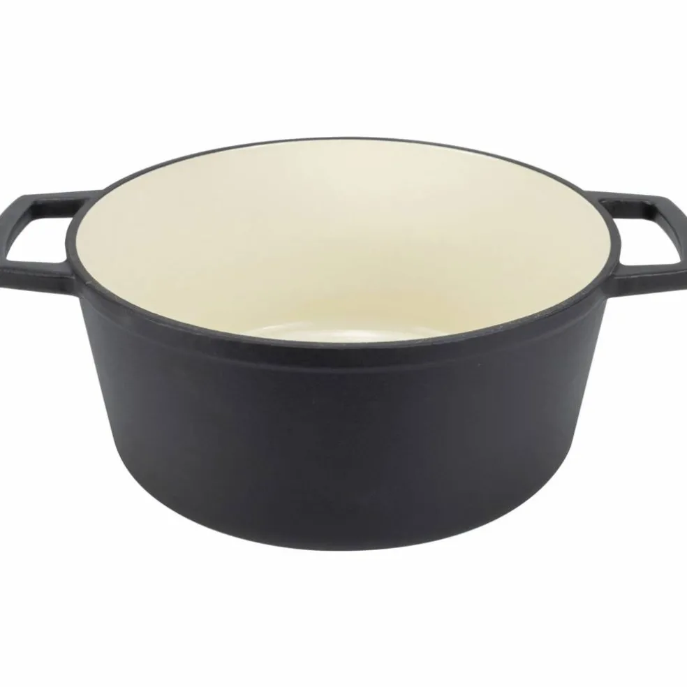 Gjutjärnsgryta 5 L Grå