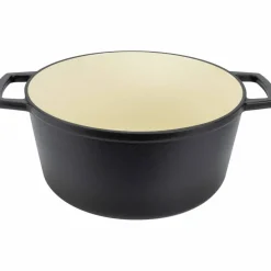 Gjutjärnsgryta 6 L Mattsvart