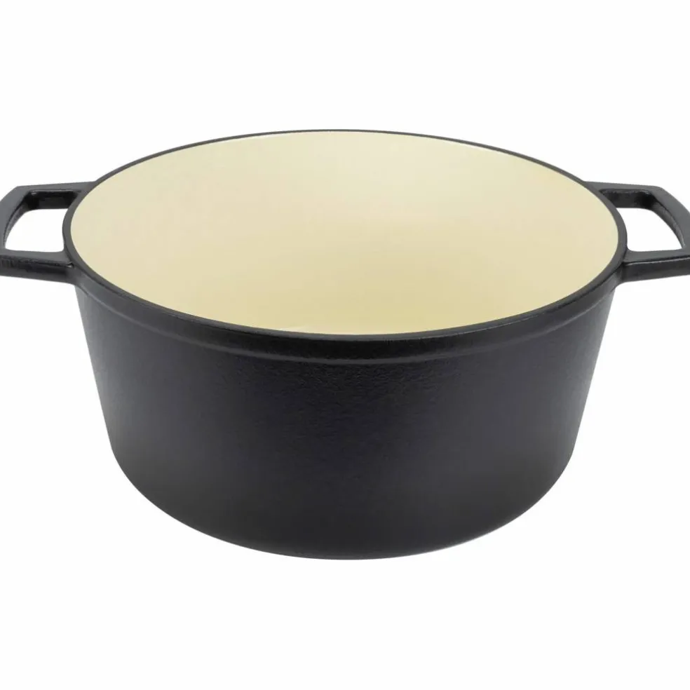 Gjutjärnsgryta 6 L Mattsvart