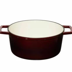 Gjutjärnsgryta 5,0L, mörkgrön