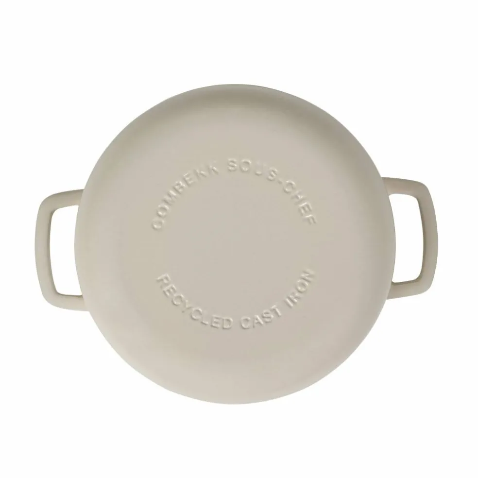 Gjutjärnsgryta med lock 24 cm/3,8 liter, grön