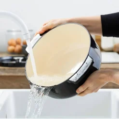 Gjutjärnsgryta oval 30 cm/5,6 liter, almond cream