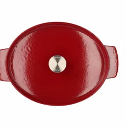Gjutjärnsgryta oval 30 cm/5,6 liter, empire red