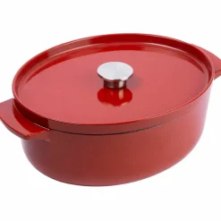 Gjutjärnsgryta oval 30 cm/5,6 liter, empire red