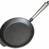 Gjutjärnsstekpanna 24 cm, stålhandtag