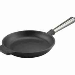 Gjutjärnsstekpanna 24 cm, stålhandtag