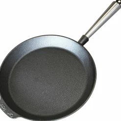 Gjutjärnsstekpanna 28 cm, stålhandtag
