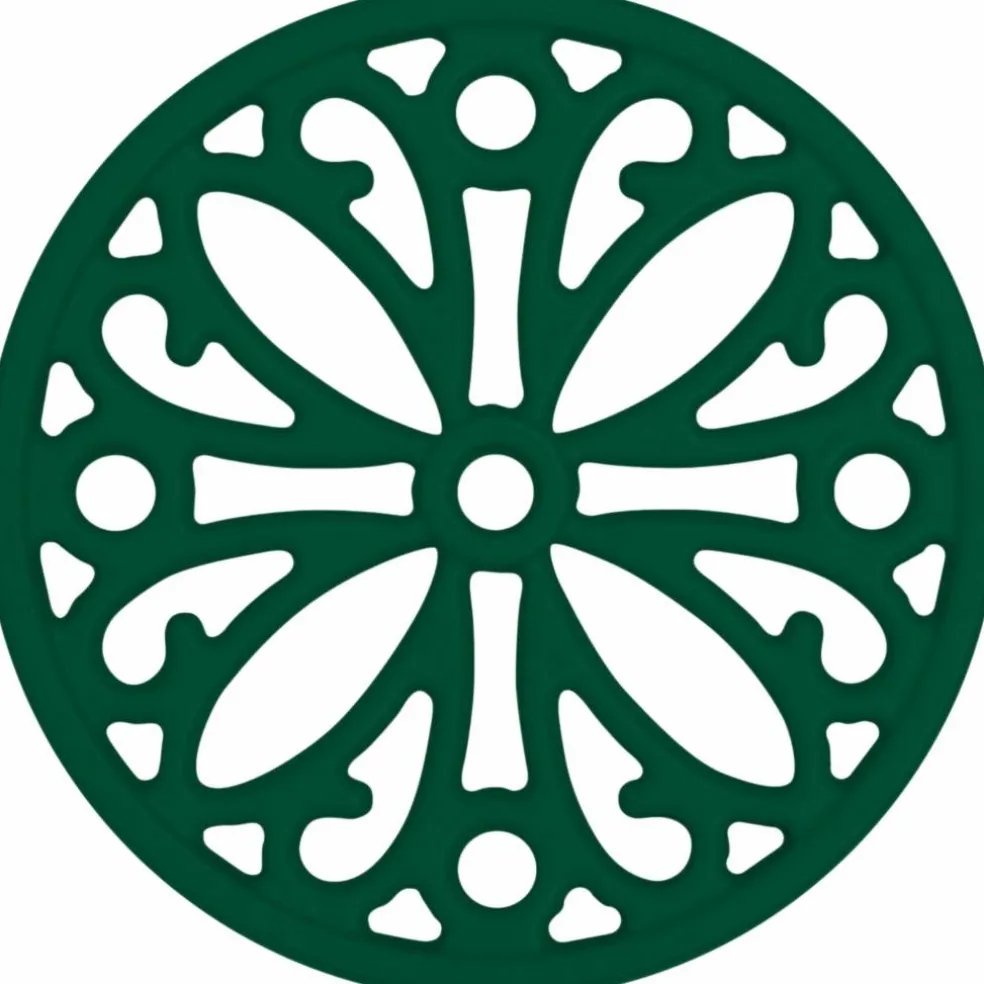 Gjutjärnsunderlägg 20 cm, blå
