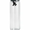 Glasburk med Lock Svart 200 cl