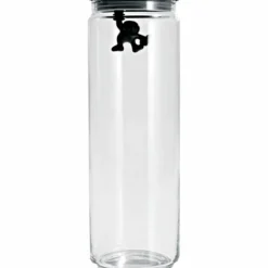 Glasburk med Lock Svart 200 cl