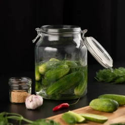Glasburk med patentlock 3 liter