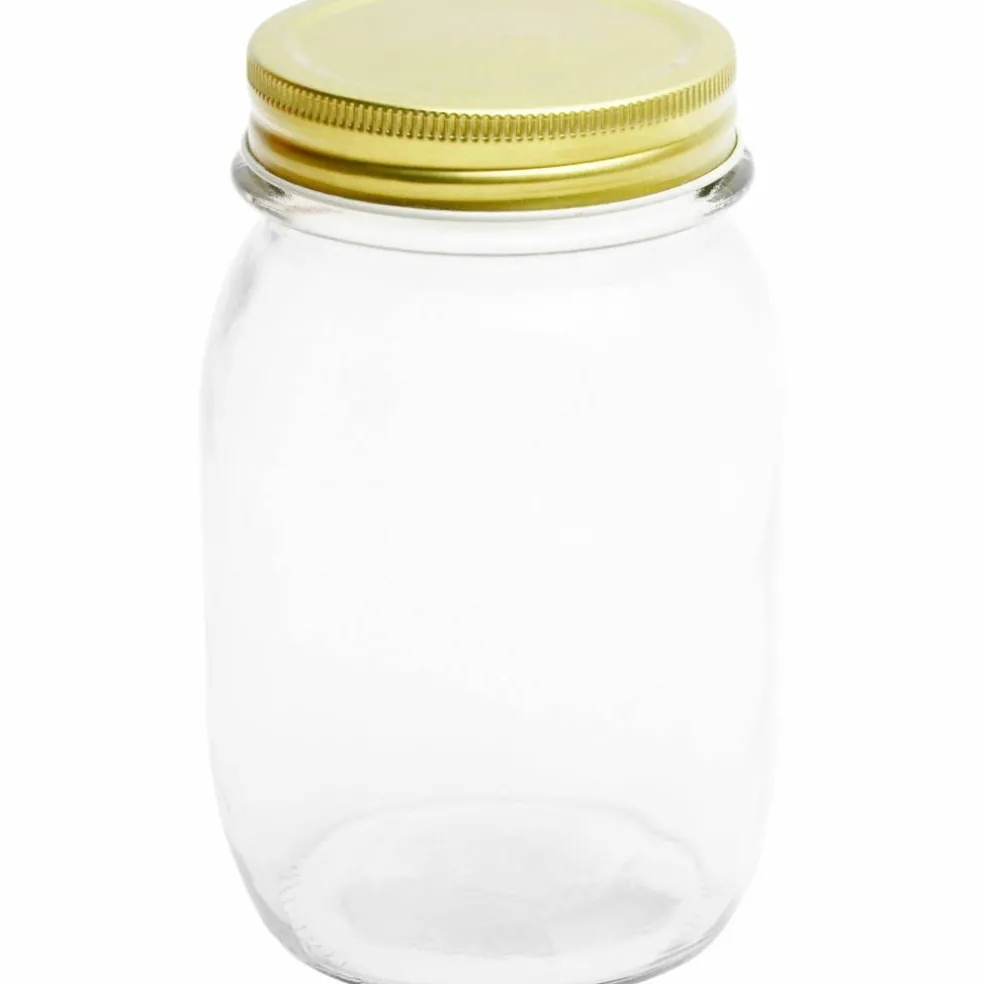 Glasburk med skruvlock 0,5 liter