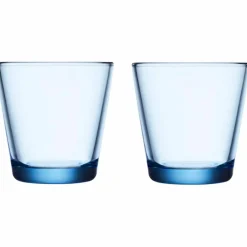 Glas 21 cl Vattengrön 2-pack