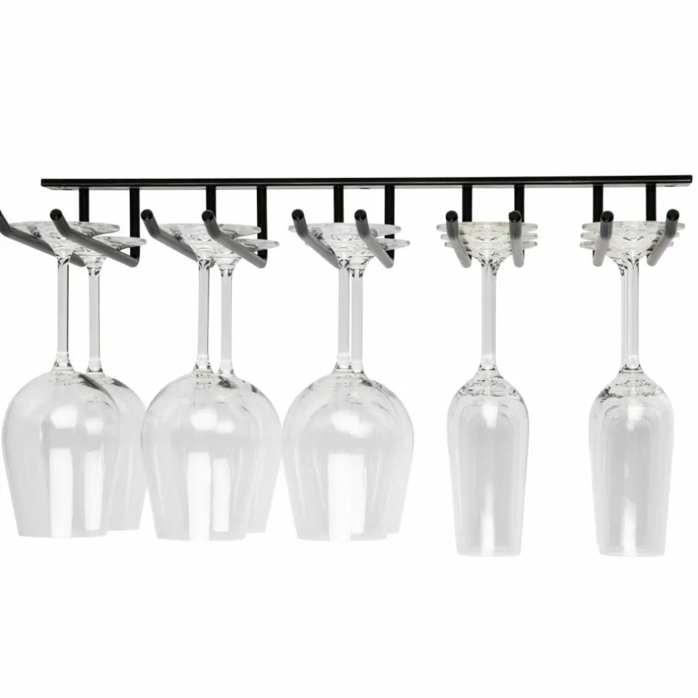 Glashängare till vägg 20 glas svart