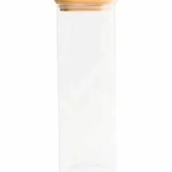 Glaslåda med bambulock 2200 ml