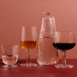 Glas på fot 25 cm.