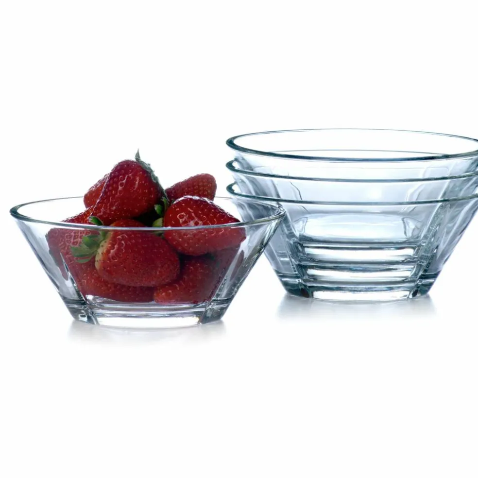 Glasskål 4st 15 cm