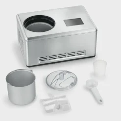Glassmaskin med kompressor + 2 bunkar, 2 liter