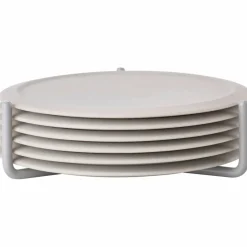 Glasunderlägg Warm Grey m håll