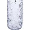 Glasvas 25 cm, mönstrat glas