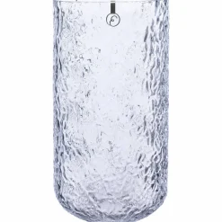 Glasvas 18 cm, mönstrat glas