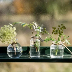 Glasvas 8 cm 3-pack, klar