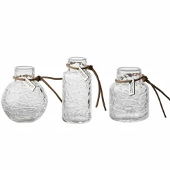 Glasvas mönster 3-pack, klar