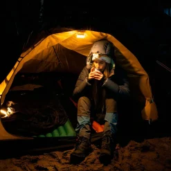 Glow campinglampa, svart