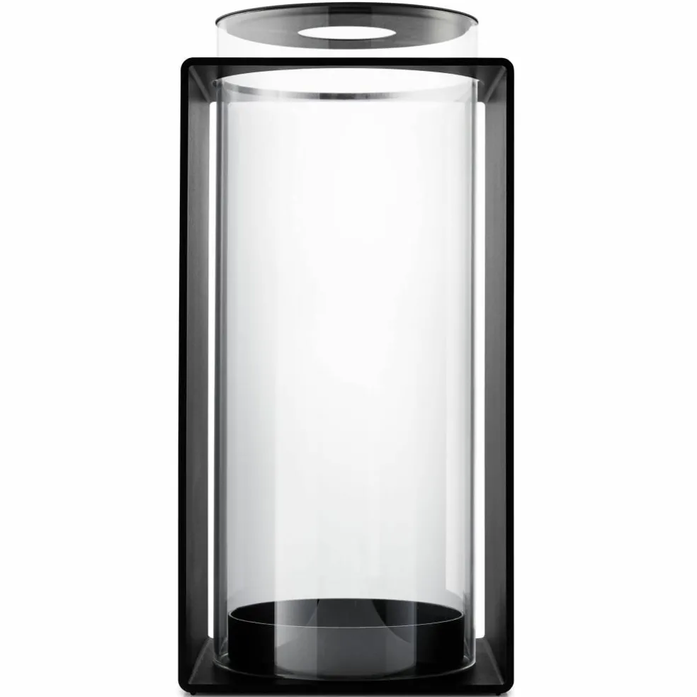 Glow lykta 18 cm, svart