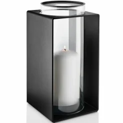 Glow lykta 18 cm, svart