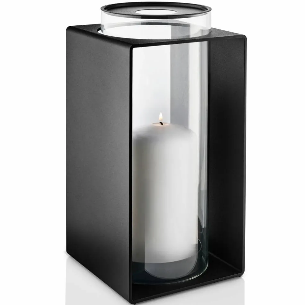 Glow lykta 18 cm, svart
