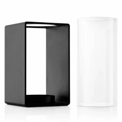 Glow lykta 30 cm, svart
