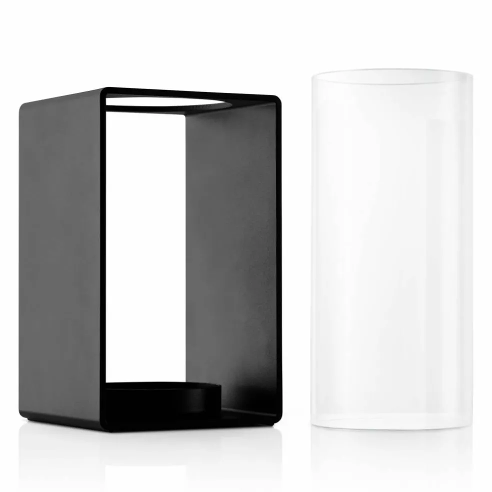 Glow lykta 30 cm, svart