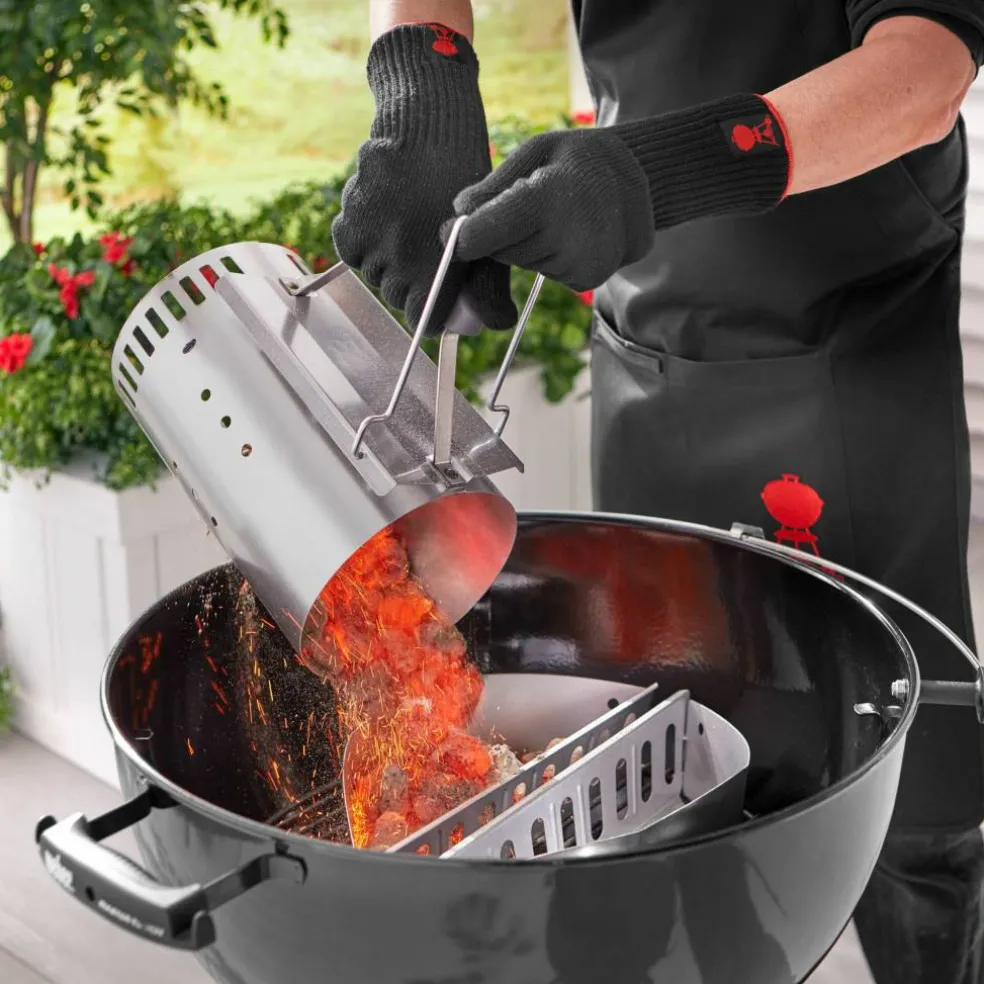 Go-Anywhere Bärbar Brikett-/Kolgrill