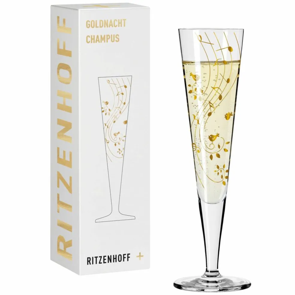 Goldnacht champagneglas, NO:2