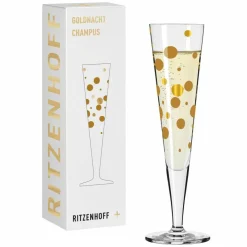 Goldnacht No.41 champagneglas, 1 st