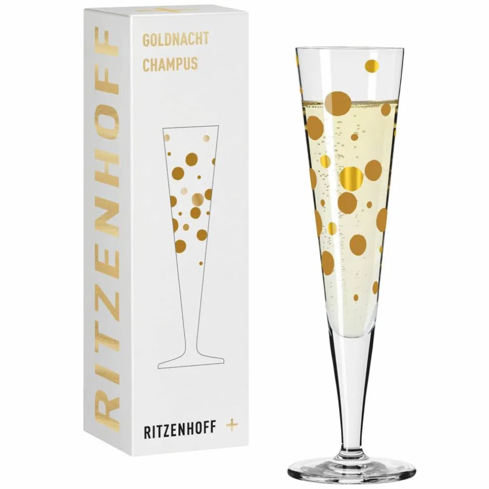 Goldnacht No.41 champagneglas, 1 st