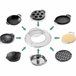Gourmet BBQ System Gjutjärnsgaller