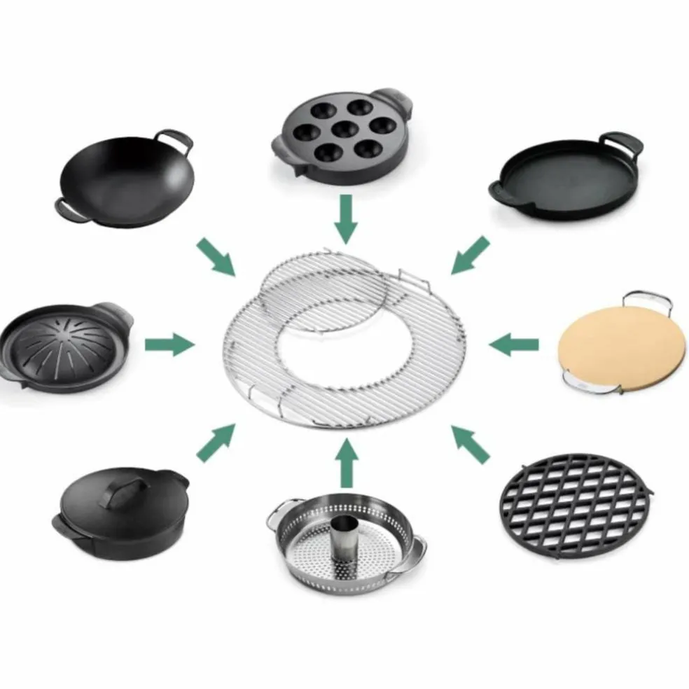 Gourmet BBQ System Gjutjärnsgaller